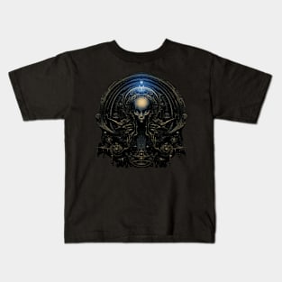 Humanesque Extraterrestrial Giger Style Kids T-Shirt